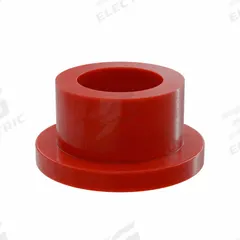 BUNTING BEARINGS Flanged Sleeve Bearing: PTFE, 1/2 in Bore, 3/4 in OD, 1/2 in Overall Lg, Red, 3 PK (MPN BJ4F081204). Key specifications — Brand: BUNTING BEARINGS; Color: Red.