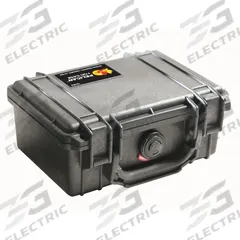 PELICAN Protective Case: 4 3/4 in x 7 1/4 in x 3 3/8 in Inside, No Foam, Black, Stationary, 1 lb Wt (MPN 1120NF). Key specifications — Closure Type: Double Throw; Brand: PELICAN; Carry-On Size: Yes.