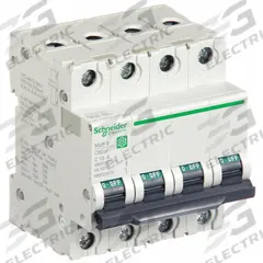 SCHNEIDER ELECTRIC IEC Supplementary Protector: 13 A Amps, 14kA at 240V AC, Screw Clamp, C (MPN M9F22413). Key specifications — Series: C60SP; DC Voltage Rating: Not Rated; Max. AIR Rating: 14kA at 240V AC; Terminal Connection: Screw Clamp; Brand: SCHNEIDER.