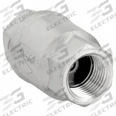 BONOMI Check Valve: Swing, Inline Valve Body, 1/2 in Pipe Size, FNPT x FNPT, 316 Stainless Steel (MPN S800-1/2"). Key specifications — Brand: BONOMI.
