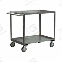 JAMCO Utility Cart: 1,200 lb, 48 in L x 24 in W Shelf, 54 in L x 25 in W x 35 in H Overall Dim (MPN XB248N800). Key specifications — Caster/Wheel Configuration: (2) Rigid; Brand: JAMCO; Caster Wheel/Tread Material: Rubber.