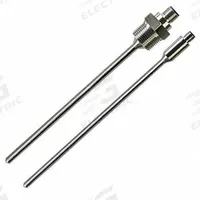 OMEGA Long-Life & High-Accuracy RTD Probes: -58°F to 482°F /-50°C to 250°C, ±0.15°C at 0°C (MPN PR-21A-3-100-A-1/4-0600-M12-1). Key specifications — Accuracy: ±0.15 °C at 0 °C; Brand: OMEGA; Probe Sheath Material: 316L Stainless Steel.