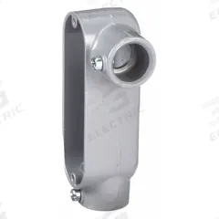Conduit Outlet Body: Aluminum, 1/2 in Trade Size, LL Body, 4 cu in Body Capacity, Set Screw Hub (MPN LL50T-A). Key specifications — Finish: Powder Coated; For Use With: EMT; Brand: APPLETON ELECTRIC; Hub Style: Set Screw.
