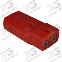 ASSOCIATED EQUIP Polarized Plug no Leads: Plug-In Booster Cables, Red, Connector/Terminals, Copper (MPN 6207)