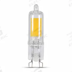 FEIT ELECTRIC Compact LED Bulb: LED, 2-Pin (G9), T4, 120V AC, 3.5 W Watt, 350 lm Light Output (MPN BP35G9/830/LED). Key specifications — Brand: FEIT ELECTRIC; Voltage: 120V AC; Bulb Shape: T4.