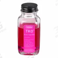 VIRGINIA KMP Acid Test Kit: Onsite, Acid Level, 1 Tests, Color Change (MPN TKO). Key specifications — Includes: Color Comparison Chart; For Lubricant Type: Alkylbenzene; Brand: VIRGINIA KMP; Indication Method: Color Change; Test Type: Acid Level; Flammability: Flammable; Product Type: Acid Test Kit.