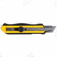 STANLEY Snap-Off Utility Knife: 7 in Overall Lg, Rubberized, 7 Segments, 0 Blades Stored, Black (MPN 10-425). Key specifications — attr307932: Rubberized; attr307935: Black; attr307939: Plastic; attr307957: Contoured; attr324893: STANLEY.
