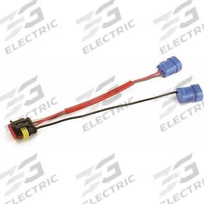 GROTE Pigtail: 4-Way Hard Shell/Female PL-3 Connector, 4 Wires, 9 in Wire Lg - Automotive Pigtails