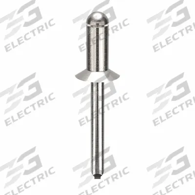 APPROVED VENDOR Blind Rivet,1 44/53" L,0.188" dia,PK100: Inch, 1 53/64 in Overall Lg, 1/2 in Body Lg - Flush-Mount Blind Rivets