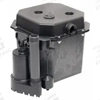 DAYTON Sink Drain Pump System: 6 gal, 1/3 hp, 115V AC, 30 gpm Flow Rate @ 10' of Head, 4.1 A (MPN 12F738). Key specifications — Brand: DAYTON; Rated Voltage: 115V AC; Switch: Piggyback Vertical.