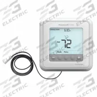 HONEYWELL HOME Low Voltage Thermostat: Heat Only, C/R/Rc/S/W, 5-1-1/5-2/7-Day/Not Programmable, 1 H (MPN TH6100AF2004/U). Key specifications — Application: Heat Only; Stages: 1H Heat Pump; Programming Capability: Not Programmable; Shape: Square; Terminal Designations: R; Temperature Control Range: 40° to 90°F; Brand: HONEYWELL HOME; Mounting Direction: Horizontal.