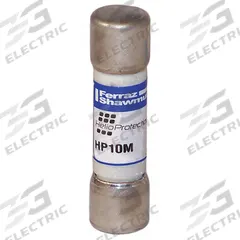 Solar Fuse: HP10M Series, Fast-Acting, 1 A, 1,000 V DC (MPN HP10M1). Key specifications — Series: HP10M; Brand: MERSEN.