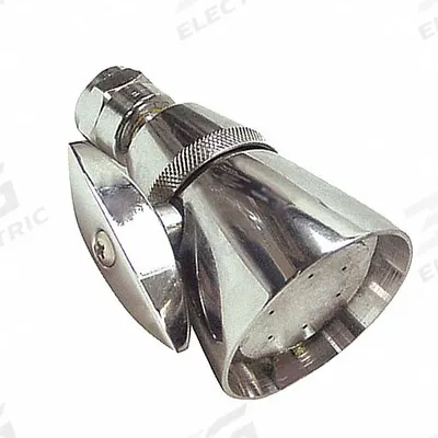 KISSLER Fixed Showerhead: 2 gpm Fixed Showerhead Flow Rate, Brass, Chrome Finish - Single-Pattern Fixed Showerheads