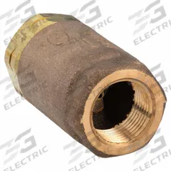 APOLLO Check Valve: Ball, Inline Valve Body, Bronze, 1 in Pipe Size, FNPT x FNPT, 6 gpm Flow Rate (MPN 61LF10501). Key specifications — Ball Material: RPTFE; Brand: APOLLO.