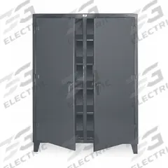 STRONG HOLD Storage Cabinet: 36 in x 24 in x 78 in, 8 Adj Shelves, 2 Doors, Legs, Dark Gray, Swing (MPN 36-DS-248). Key specifications — Brand: STRONG HOLD; Base Type: Legs; Cabinet Color: Dark Gray; Frame Assembled: Assembled.