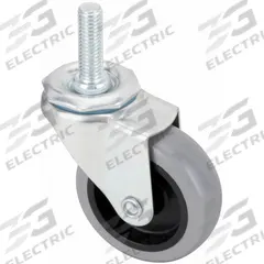APPROVED VENDOR Stem Caster: Swivel, 3 in Wheel Dia., 1 in Wheel Wd, Polyurethane, 1 1/2 in Stem Lg (MPN 416P13). Key specifications — Brand: APPROVED VENDOR; Thread Size: 1/2"-13; Roll Up: Swivel.