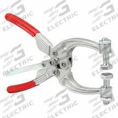 DE-STA-CO Squeeze Action Clamp: Two-Way Trigger, 2 Spindles, Steel, 10 lbf Holding Capacity - Min (MPN 462-2). Key specifications — attr670901: Steel; attr670899: Two-Way Trigger; attr670900: M10; attr668205: DE-STA-CO.