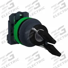 SCHNEIDER ELECTRIC Selector Switch: 2 Position, 30 mm Panel Mounting Size, 1NO, Series XB5 (MPN XB5FG21). Key specifications — Manufacturer Part Number: XB5FG21; Brand: SCHNEIDER; Switch Action: Maintained/Maintained; Contact Form: 1NO; Key Removal Position: Left.