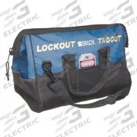 BRADY Lockout Bag: No Padlocks (MPN 99162). Key specifications — Material: Polyester; Kit Type: Duffel Bag; Features: 39 in Removable Shoulder Strap; Brand: BRADY.