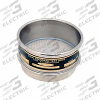 COLE-PARMER Standard Stainless Steel Cloth Test Sieve: Stainless Steel, 3 in Outside Dia, 1 in Ht (MPN 5998705). Key specifications — Screen Material: Stainless Steel; Brand: COLE-PARMER; Frame Material: Stainless Steel; Standards: ASTM E11; US Standard Screen Size: #10.