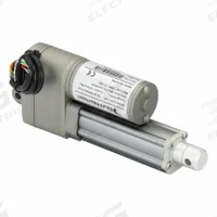 DUFF-NORTON Linear Actuator: LT, 27 lbf Rated Load, 2 in Stroke, 12V DC, IP66 (MPN LT25-1-50P). Key specifications — Nut Material: Plastic; Position Feedback Option: Potentiometer.