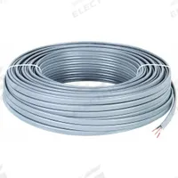 ROMEX Underground Feeder Cable: UF-B, 14 AWG, 2 Conductors, Black/White, 250 ft Overall Lg, Gray (MPN 13054255). Key specifications — Grounding Conductor Insulation Color: Bare; Grounding Conductor Insulation Material: Uninsulated; Grounding Conductor Size: 14 AWG; Standards: UL 493; Manufacturer Part Number: 13054255; Brand: ROMEX; Grounding Conductor Material: Copper; Includes Grounding Conductor: Yes.
