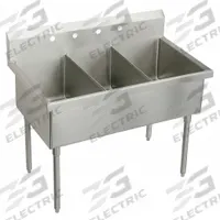 ELKAY Scullery Sink: 3 Bowls, 44 in Overall Ht, 75 in Overall Lg, 27 1/2 in Overall Wd, Widespread (MPN WNSF83724). Key specifications — Brand: ELKAY.