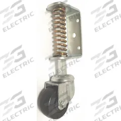 PAYSON CASTERS, INC Side Mount Caster: Swivel, Rubber, 3 in Wheel Dia., 1 3/8 in Wheel Wd, Steel (MPN 582-3OH). Key specifications — Wheel Bearing Type: Ball; Brand: PAYSON CASTERS, INC.