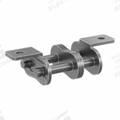 TSUBAKI Attachment Link: For Std Roller Chains, K-1, 40, Double Strand, 1/2 in Pitch - Attachment Links for ANSI Standard Chains