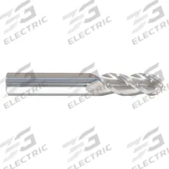 APPROVED VENDOR Corner Radius End Mill: Carbide, 3 Flute, 3/4" Mill Dia, 2-1/2" LOC, 0.03" Rad (MPN 283-752500)