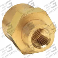 PARKER Metal Pipe Straight: Straight, Brass, 1/2 in x 1/4 in, 3,600 psi, 1 3/8 in Lg (MPN 8-4 FHC-B). Key specifications — Maximum Operating Pressure: 3,600 psi.