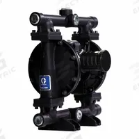 GRACO Diaphragm Pump: Aluminum Body, 1 in, NPT Connection, 50 gpm, PTFE Diaphragm, 316 SS Valve (MPN 647018). Key specifications — Brand: GRACO; Seat Material: SS; Check Valve Material: 316 SS.