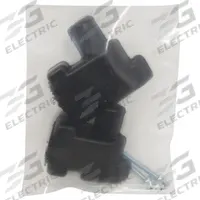 GROSFILLEX Patio Fence System Connectors: Black, Resin (MPN USSP0235). Key specifications — Material: Resin.