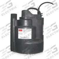 DAYTON Submersible Sump Pump: 1/3 hp, 115V AC, 28.8 gpm Flow Rate @ 10' of Head, 1 1/4 in MNPT, MNPT (MPN 3YU58). Key specifications — Rated Voltage: 115V AC; Brand: DAYTON; Switch: Integral Vertical Float.