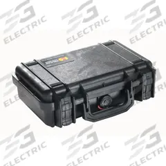 PELICAN Protective Case: 6 in x 10 1/2 in x 3 1/8 in Inside, No Foam, Black, Stationary, 1 lb Wt (MPN 1170NF). Key specifications — Closure Type: Double Throw; Brand: PELICAN; Carry-On Size: Yes.