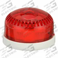 FEDERAL SIGNAL Beacon Warning Sounder Light: 120 to 240V AC/12 to 24V AC/DC, 3 29/32 in Overall Wd (MPN SLM500R). Key specifications — Manufacturer Part Number: SLM500R; Brand: FEDERAL SIGNAL; Connection Type: NPN/PNP; Mounting Location: Wall Mount; Operating Voltage: 120 to 240V AC.