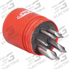 KEO Center Drill Set: Plain-Tip, 5 Pc, 60°, Carbide (MPN 906-000-004). Key specifications — Brand: KEO; End Type: Double End.