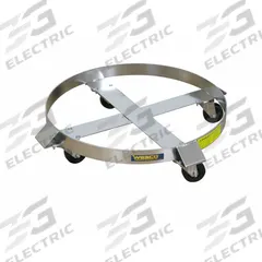 APPROVED VENDOR Drum Dolly: 900 lb Load Capacity, For 55 gal Container Capacity, Round, (4) Swivel (MPN 240195). Key specifications — Caster/Wheel Configuration: (4) Swivel; For Container Capacity: 55 gal; Deck Shape: Round; Brand: APPROVED VENDOR.