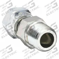 PARKER Compression Fitting Adapter: 1/4 in OD x 1/4 in Pipe Size, 1/4-18 Thread Size, Steel, Swivel (MPN 4-4 F6L-S). Key specifications — Brand: PARKER; Series: Seal-Lok.