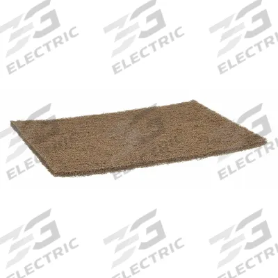 NORTON Sanding Hand Pad: 6 in x 9 in, Aluminum Oxide, Medium, Tan - Heavy-Duty Surface-Conditioning Pads for All Metals