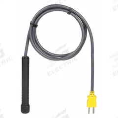 FLUKE Surface Temperature Probe: 32°F to 500°F /0°C to 260°C, ±2.2°C/±3.96°F, Type K, 8 in Probe Lg (MPN 80PK-3A). Key specifications — Accuracy: ±3.96 °F; Brand: FLUKE.