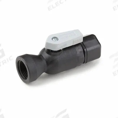 Parker Manual Two-Way Ball Valve: 1/2 in, Polypropylene, Straight, Sweat x FNPT - NSF 51 Compliant Polypropylene Ball Valves