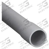 PVC Conduit: Schedule 80, 1 in Trade Size, 10 ft Nominal Lg (MPN A53BA12)