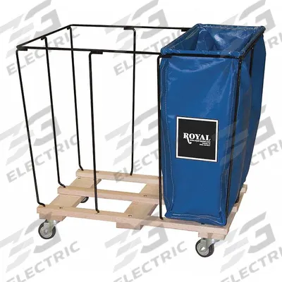 ROYAL BASKET TRUCKS Drop-In Divider: G12-BBX-R3N, 36 in x 26 in x 27 1/2 in, Blue, 15 cu ft - Mildew-Resistant Inserts for Basket Trucks