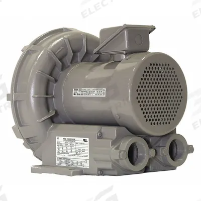 FUJI ELECTRIC Regenerative Blower: 1.4 hp, 59.8 in wc Max Op Pressure, 53 in wc Max Vacuum - 1-Stage Regenerative Blowers