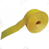 RIP-TIE Hook-and-Loop Cable Tie Roll: 75 ft Lg, 2 in Wd, 70 lb Tensile Strength, Yellow, Polyester (MPN G-20-075-Y). Key specifications — Color: Yellow; Material: Polyester; Brand: RIP-TIE.