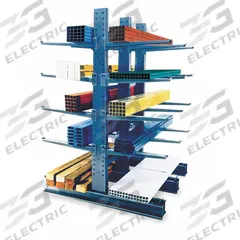 JARKE Cantilever Rack: Starter, Medium-Duty, 38 3/4 in x 34 in x 84 in, Straight Arm, 2 Usable Sides (MPN QT501D36). Key specifications — Arm Style: Straight; Brand: JARKE.