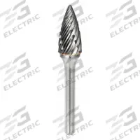 SGS PRO Carbide Bur: Pointed-End Tree, SG-1, Steel Cut, 1/4" x 5/8" Head, 1/4" Shank (MPN 19366). Key specifications — Trade Number: SG-1; Brand: SGS PRO.