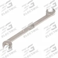 TEKTON Open End Wrench: Chromium Molybdenum Steel, Satin, 6 mm Head Size, 3 1/2 in Overall Lg (MPN WAE84206). Key specifications — attr309776: No; attr309781: Satin; attr309780: Chromium Molybdenum Steel; attr324939: TEKTON.