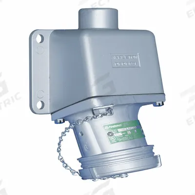 APPLETON ELECTRIC Pin and Sleeve Receptacle: Gray, 250V DC/600V AC, Three Phase, 30 A - Watertight Receptacles